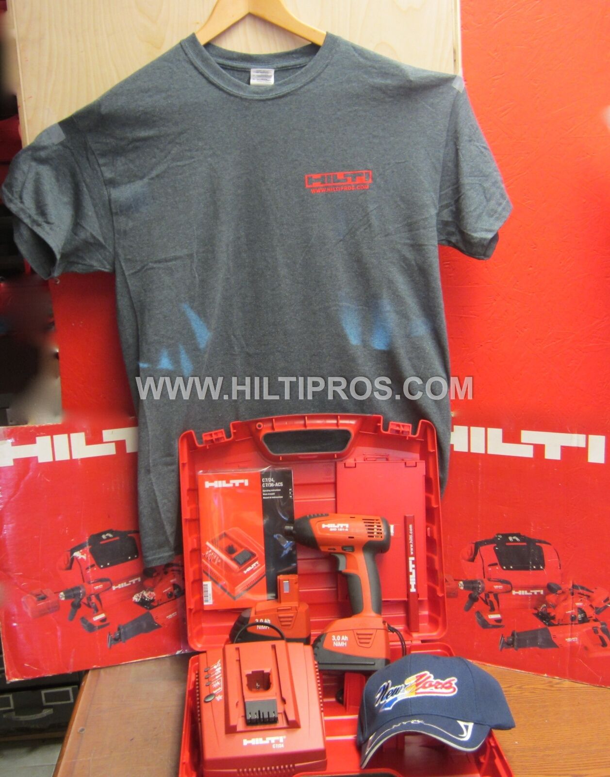 Hilti SID 121-A 12V 3,0 Ah NiMH CORDLESS DRILL, NEW, FREE T-SHIRT, HAT