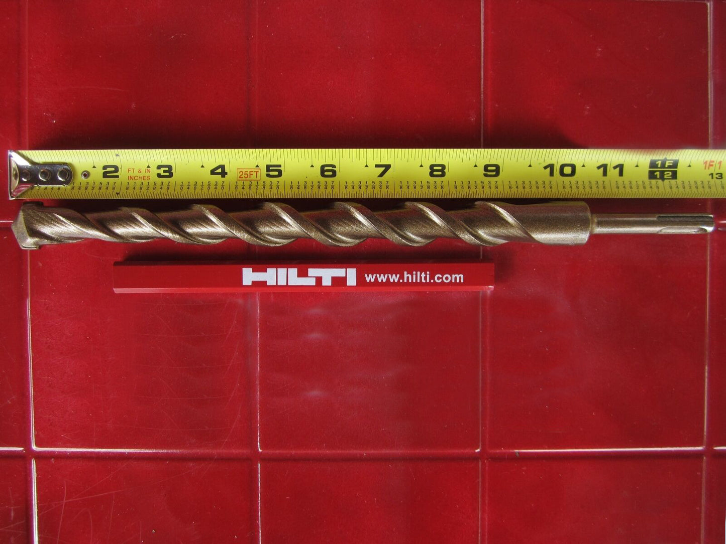 HILTI TE-C 1/2 x 9", SDS PLUS, PREOWNED,FREE HILTI PENCIL,L@@K, FAST SHIPPING