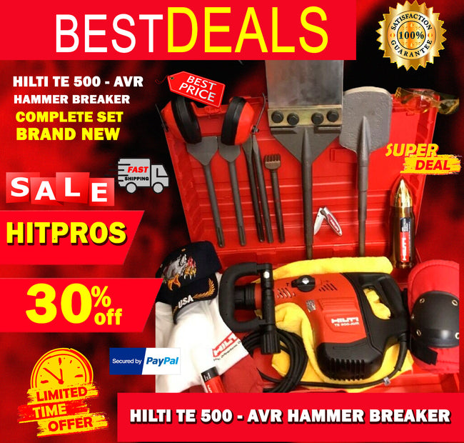 HILTI TE 500 AVR BRAND NEW, LOADED, FREE THERMO, EXTRAS, DURABLE, FAST SHIP