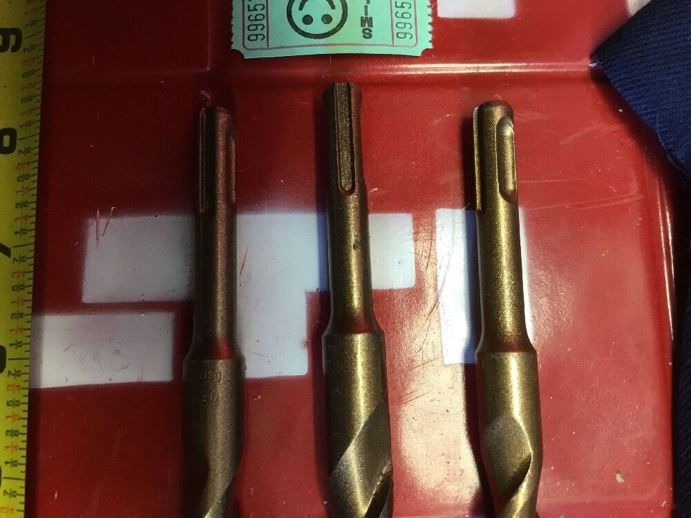 HILTI DRILL SDS PLUS 5/8" X 8-1/2" SET OF 3