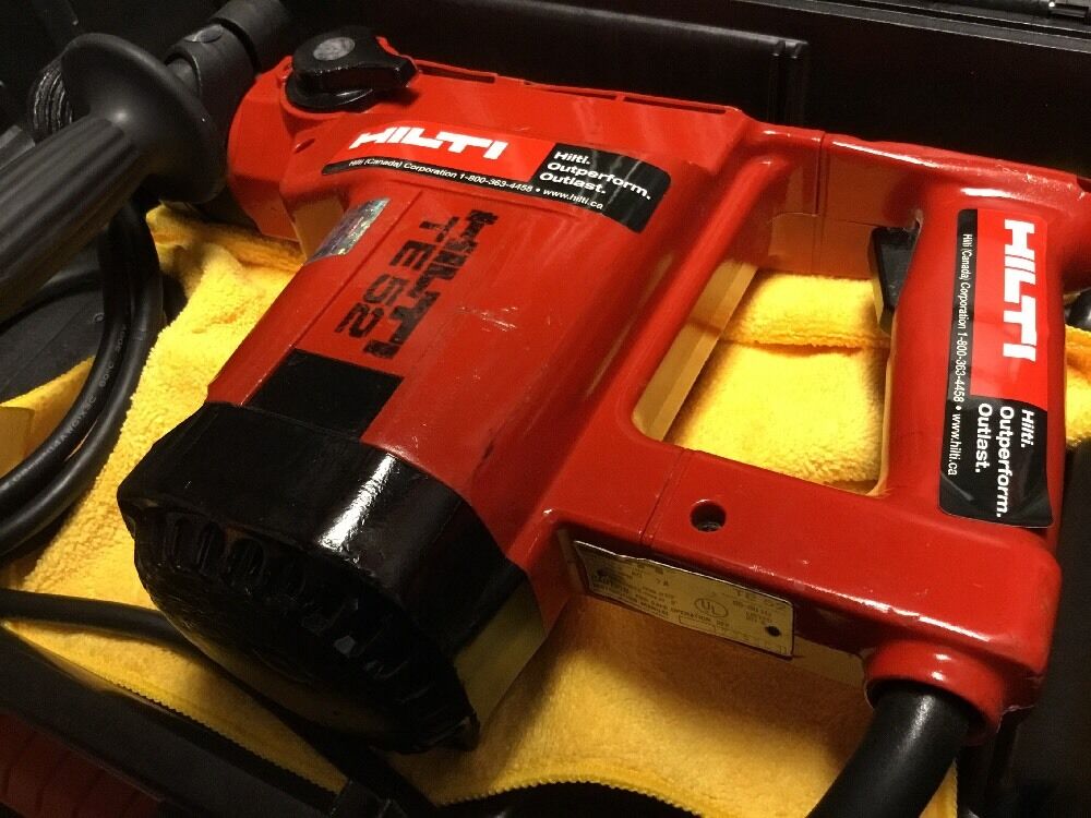 HILTI TE 52 PREOWNED, FREE THERMO, BITS AND CHISELS, FAST SHIP