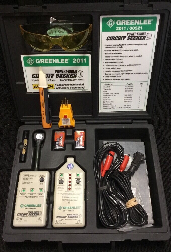 GREENLEE 2011/00521 FINDER CIRCUIT SEEKER, DISPLAY, FREE GRINDER,