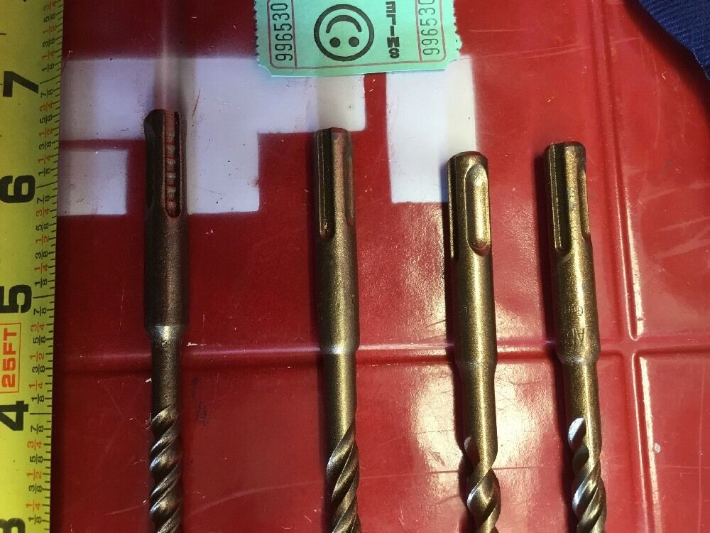 HILTI DRILL SDS PLUS 3/8" X 6" SET OF 4