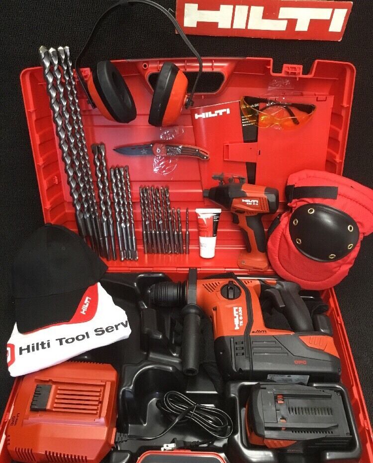 HILTI TE 6 A-36 HAMMER DRILL, NEW, FREE SID 2-A, BITS, A LOT EXTRAS, FAST SHIP