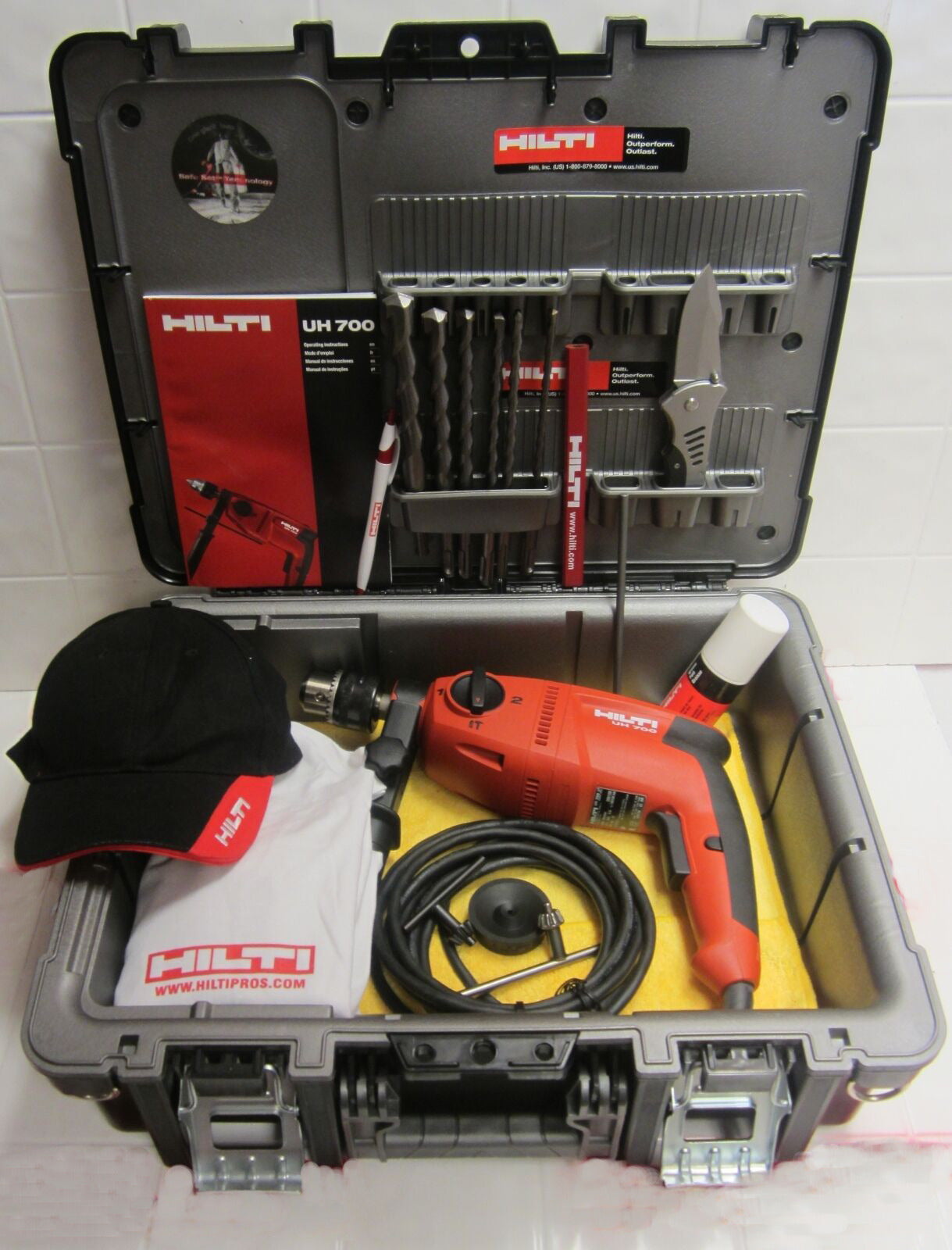 HILTI UH 700 IN HEAVY DUTY TOOL CASE, BRAND NEW, STRONG