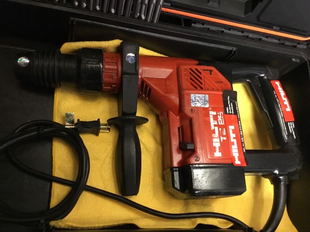 HILTI TE 25, PREOWNED, FREE GRINDER, BITS, A LOT OF EXTRAS