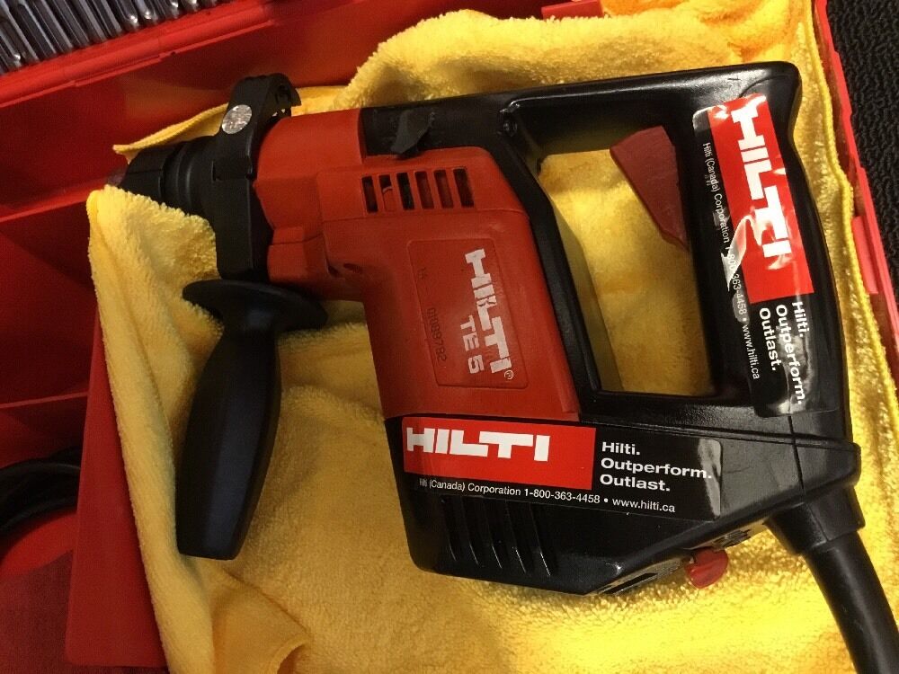 HILTI TE 5 PREOWNED, FREE LASER METER, BITS AND EXTRAS