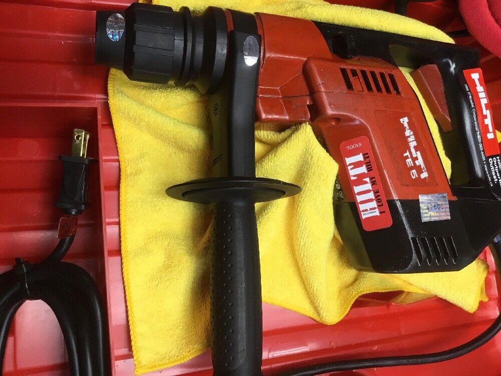 HILTI TE 5 HAMMER DRILL PREOWNED,REINFORCED HANDLE, FREE GRINDER