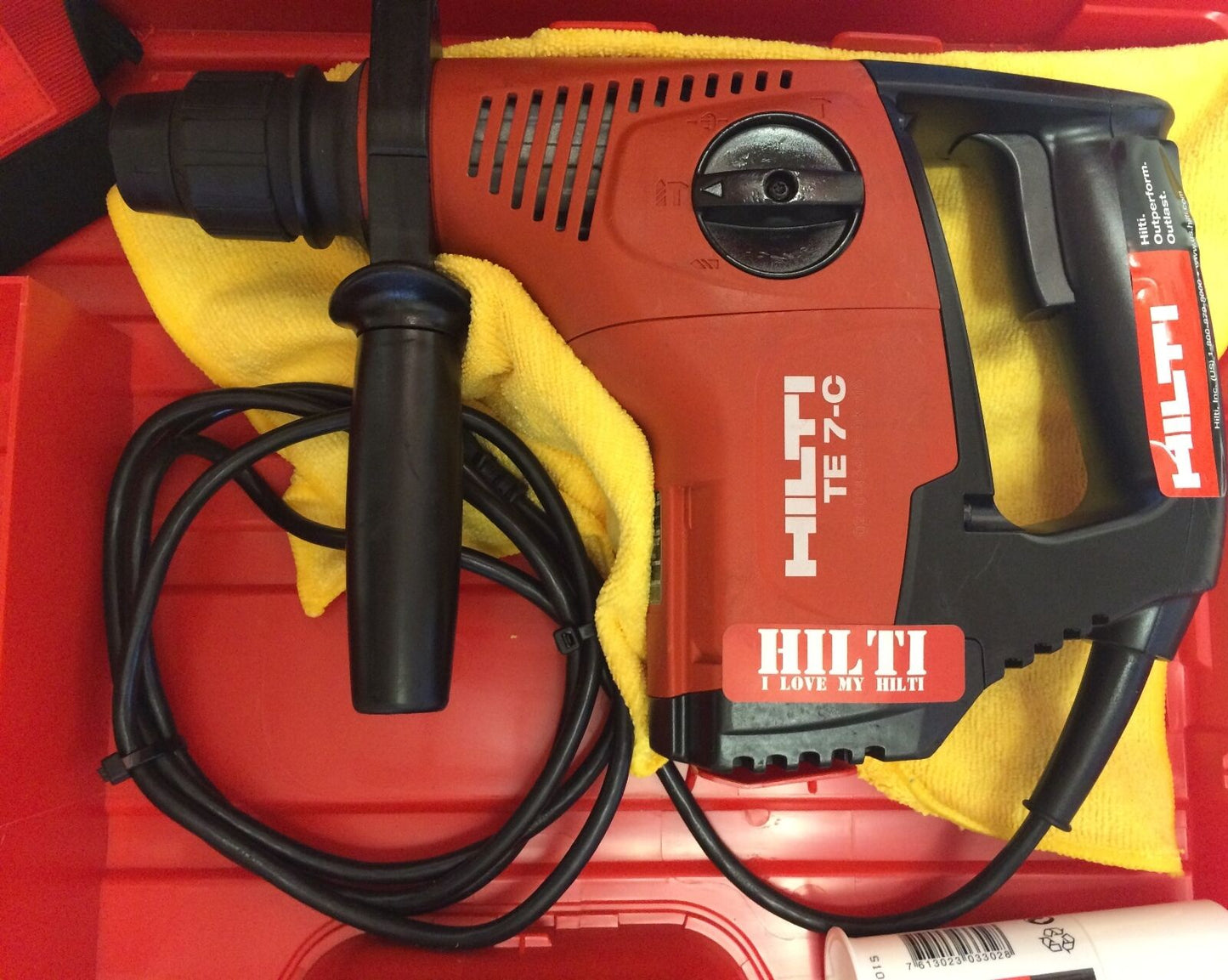 HILTI TE 7-C MINT CONDITION, FREE TABLET, BITS, A LOT OF EXTRA