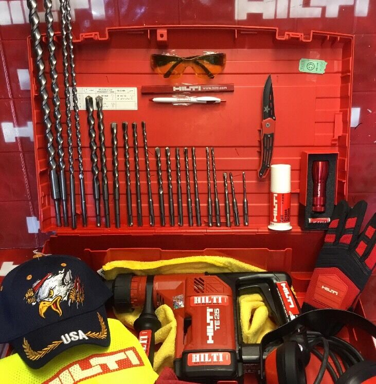 HILTI TE 25, MADE IN GERMANY, PREOWNED, FREE EXTRAS