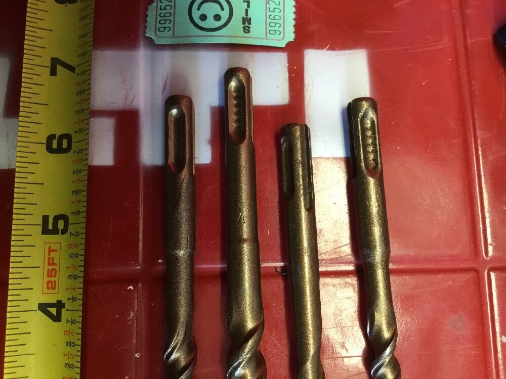 HILTI DRILL BIT 1/2", 3/8" SDS PLUS, SET OF 4