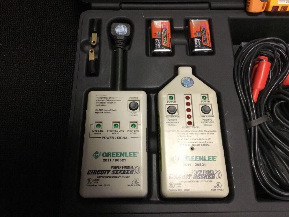 GREENLEE 2011/00521 FINDER CIRCUIT SEEKER, DISPLAY, FREE GRINDER,