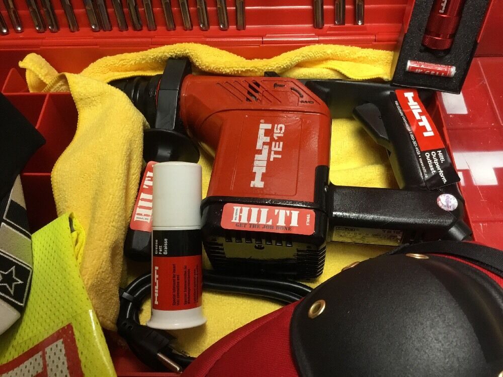 HILTI TE 15 HAMMER DRILL, GREAT CONDITION, DURABLE, FREE EXTRAS