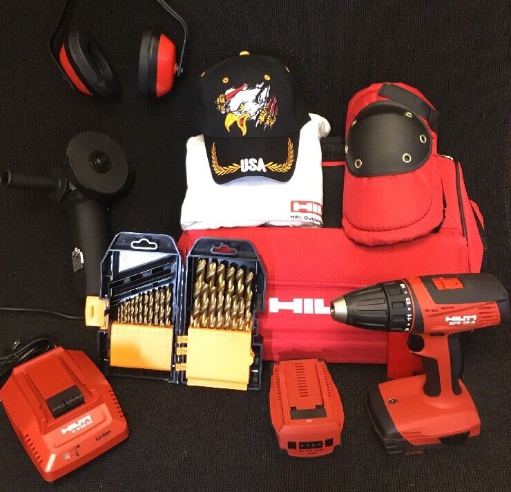 HILTI SFC 18-A, NEW, W/ 2 BATTERIES, FREE GRINDER, A LOT OF EXTRAS