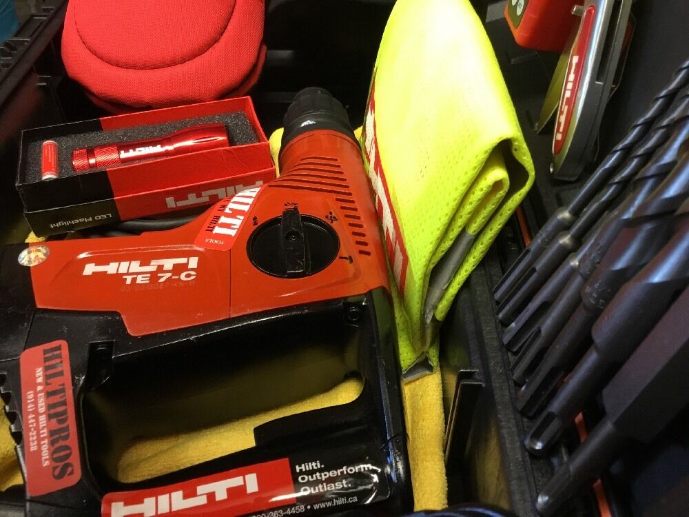 HILTI TE 7-C HAMMER DRILL, DURABLE, EXCELLENT CONDITION