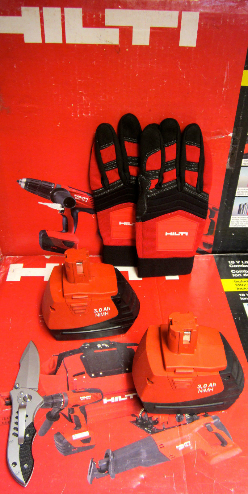 HILTI (2) SFB 185 3.0Ah 18V BATTERIES,IN EXCELLENT CONDITION ,DURABLE