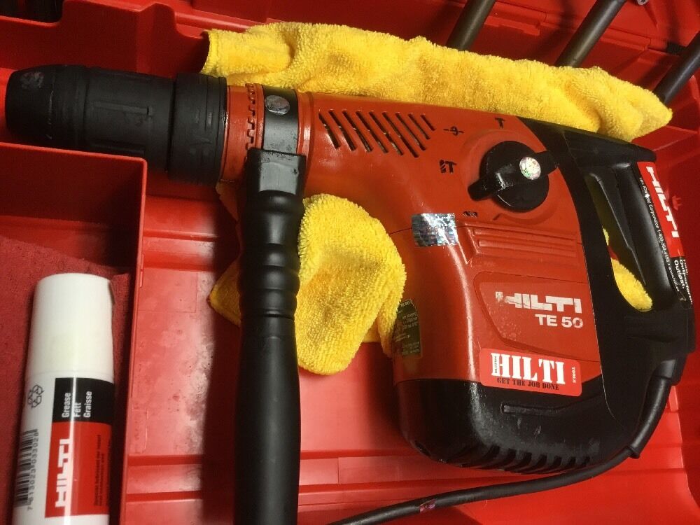 HILTI TE 50, PREOWNED, FREE BITS & CHISEL, LASER DISTANCE METER, FAST SHIP