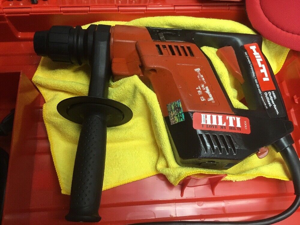 HILTI TE 5 HAMMER DRILL, FREE SID 2-A, REINFORCED HANDLE, BITS