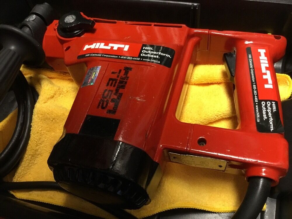 HILTI TE 52 PREOWNED, FREE THERMO, BITS AND CHISELS, FAST SHIP