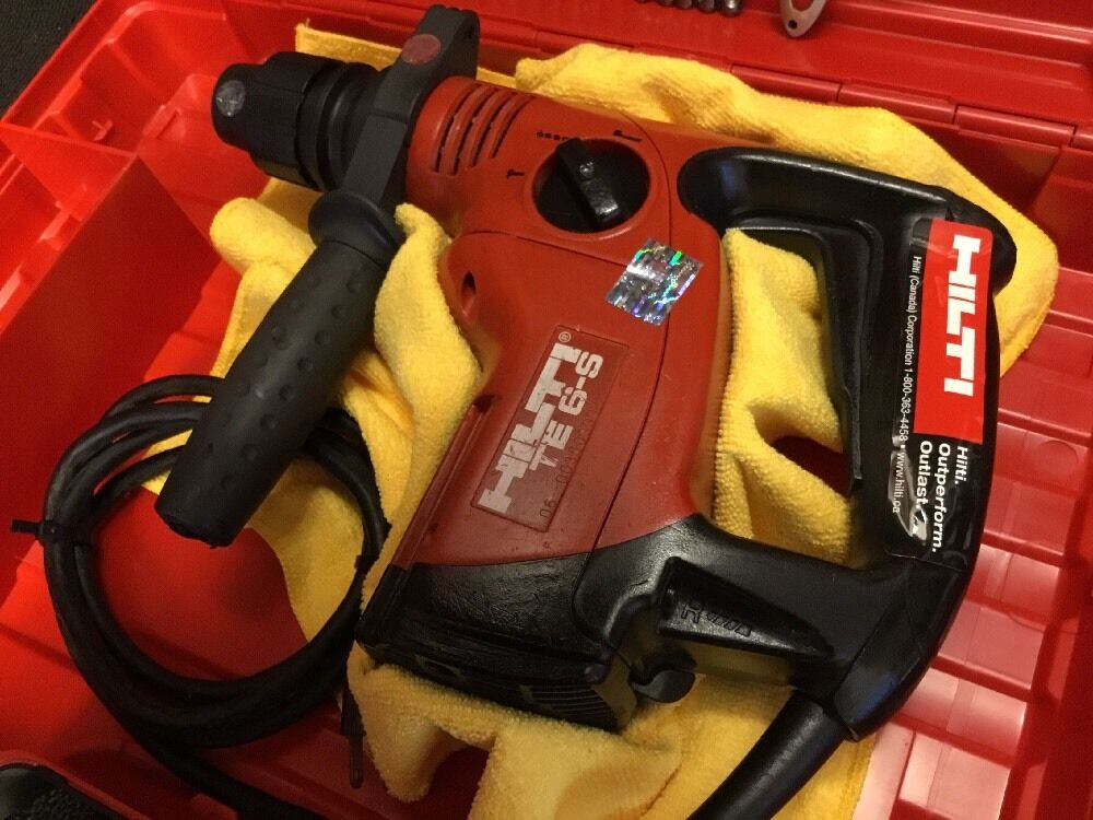 HILTI TE 6-S PREOWNED , FREE ANGLE GRINDER, BITS, EXTRAS