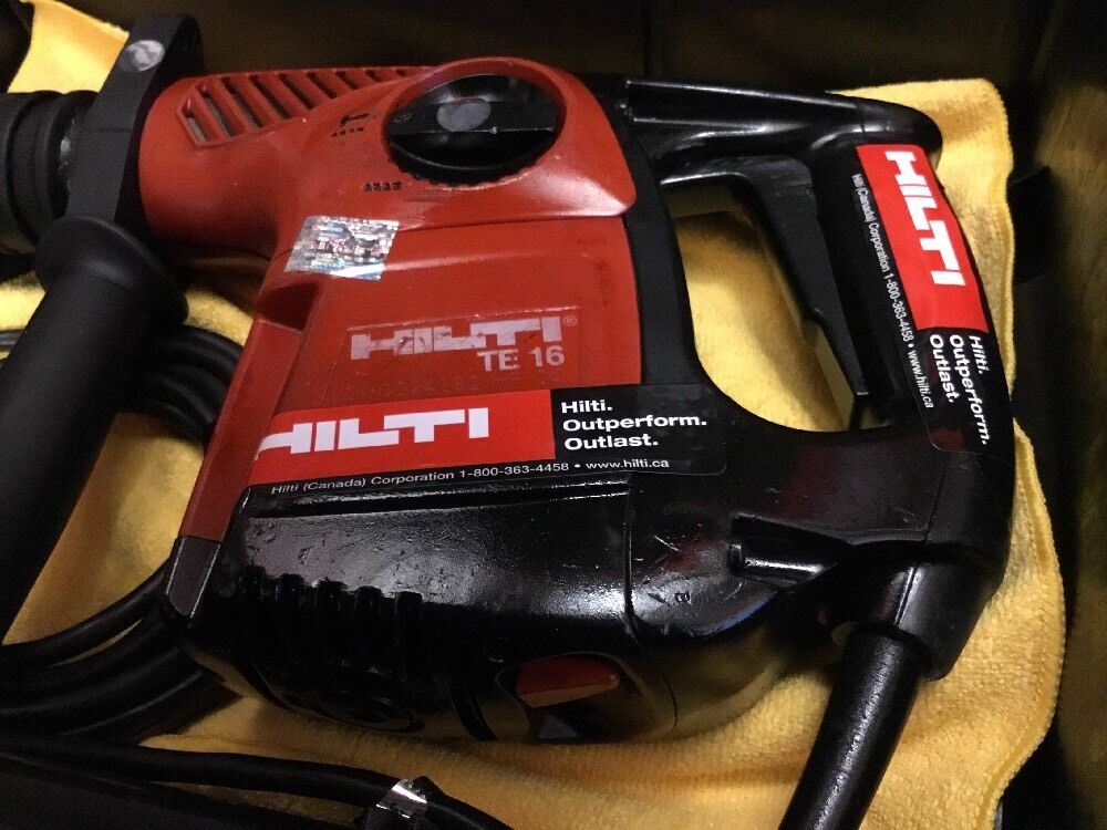 HILTI TE 16, PREOWNED, FREE THERMO, BITS, EXTRAS