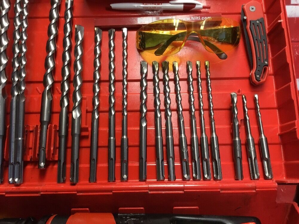 HILTI TE 5 HAMMER DRILL, FREE EXTRAS, LOADED BITS