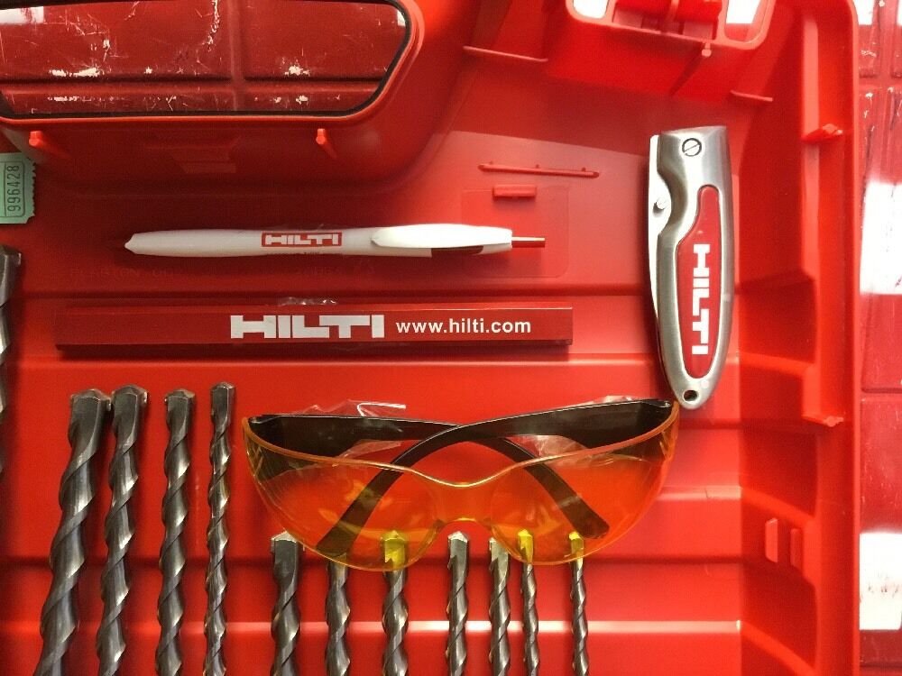 HILTI TE 5 HAMMER DRILL, FREE HILTI COFFE, FREE DRILL BITS