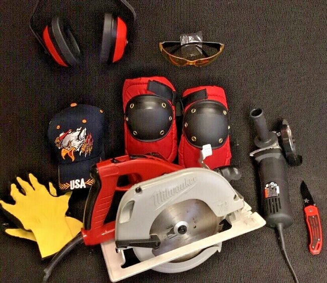 MILWAUKEE CIRCULAR SAW 7-1/4" PREOWNED, FREE ANGLE GRINDER AND EXTRAS, FAST SHIP