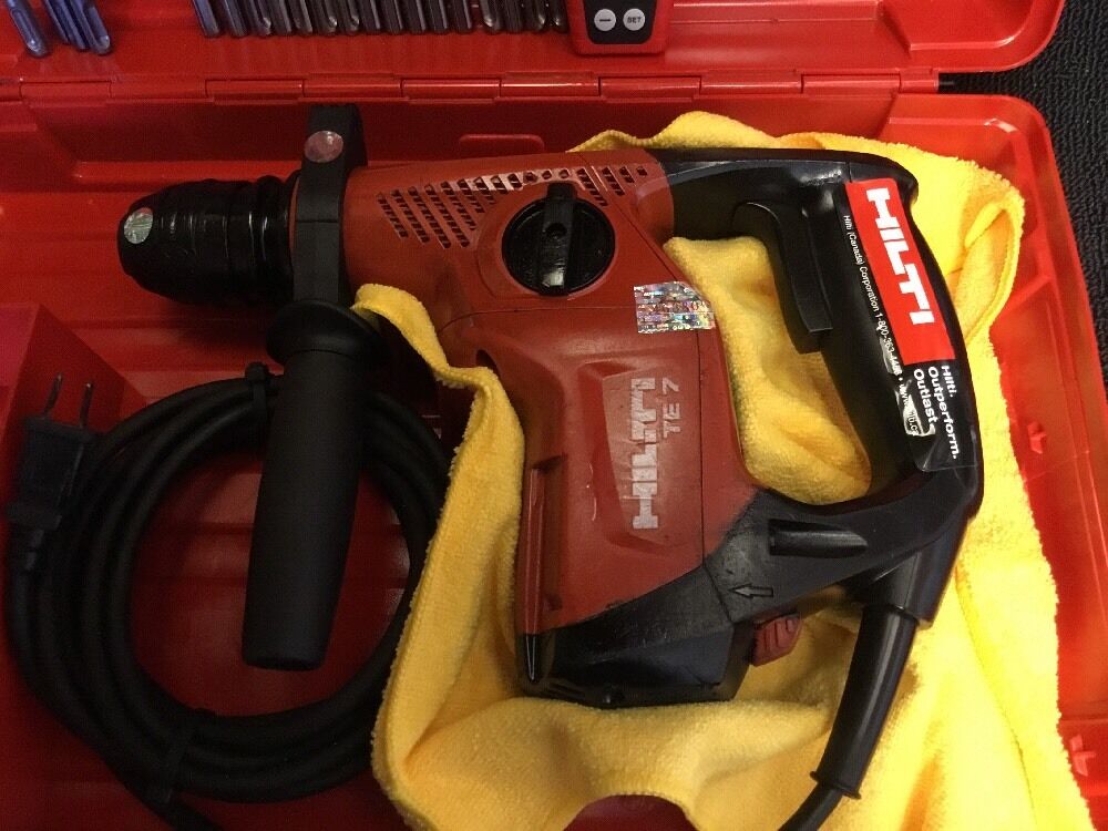 HILTI TE 7,PREOWNED, FREE LASER METER, BITS,  A LOT OF EXTRAS