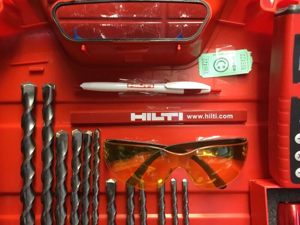 HILTI TE 5 HAMMER DRILL, FREE HILTI LASER, FREE DRILL BITS,