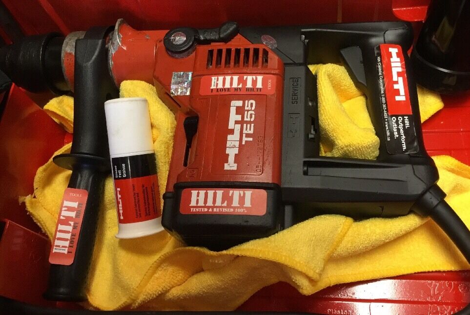 HILTI TE 55, L@@K, EXCELLENT CONDITION, FREE HILTI THERMO & EXTRAS, FAST SHIP