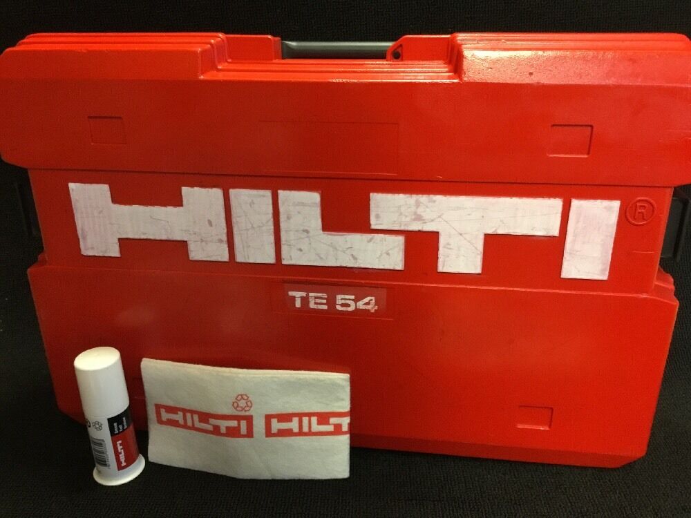 HILTI TE 54 CASE (ONLY CASE), PREOWNED, ORIGINAL, FREE HILTI GREASE, FAST SHIP