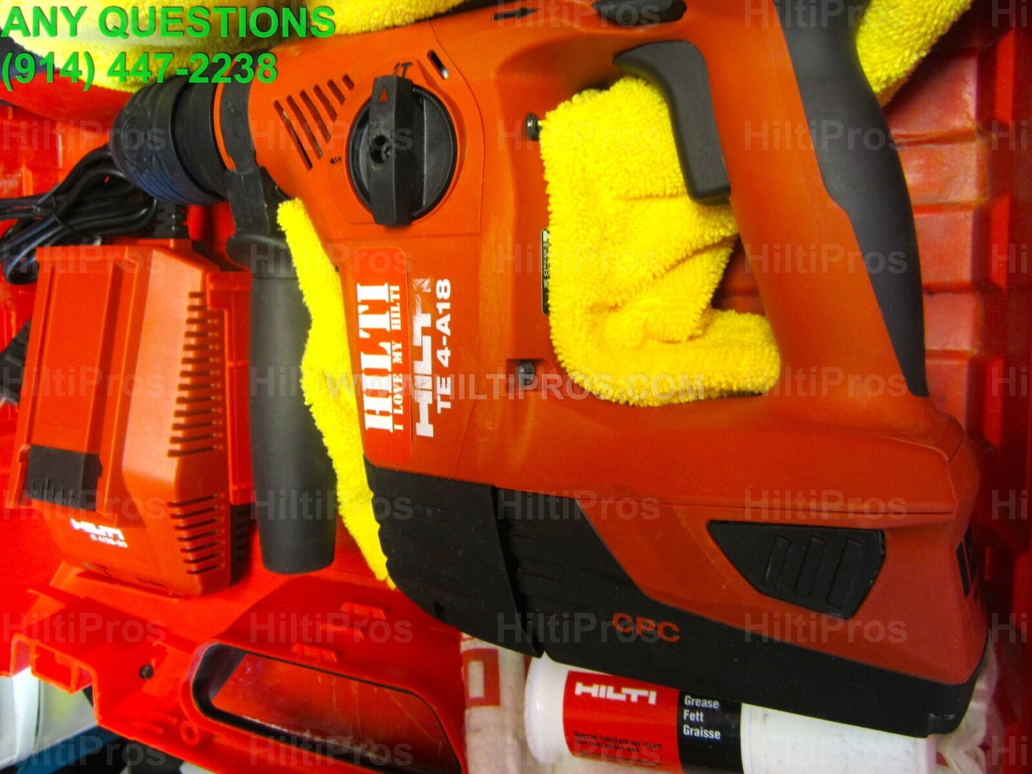 HILTI TE 4-A18, PREOWNED, FREE EXTRAS