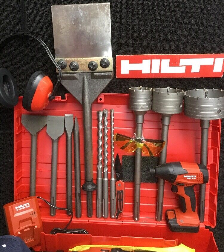 HILTI TE 76P HAMMER, PREOWNED, FREE SID 2-A, BITS, CHISELS, EXTRAS, FAST SHIP