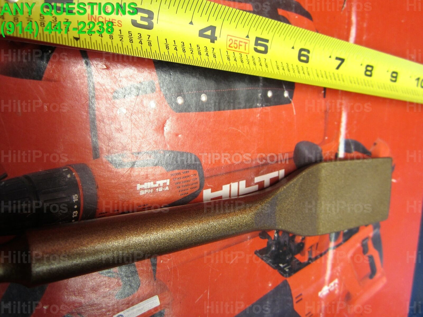 HILTI NARROW BENT FLAT CHISEL/SCRAPER TE-CP, 1-1/2" X 10"