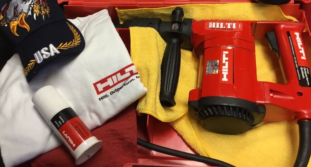 HILTI TE 22 DRILL, PREOWNED, FREE BITS AND EXTRAS, FREE COFFEE MUG