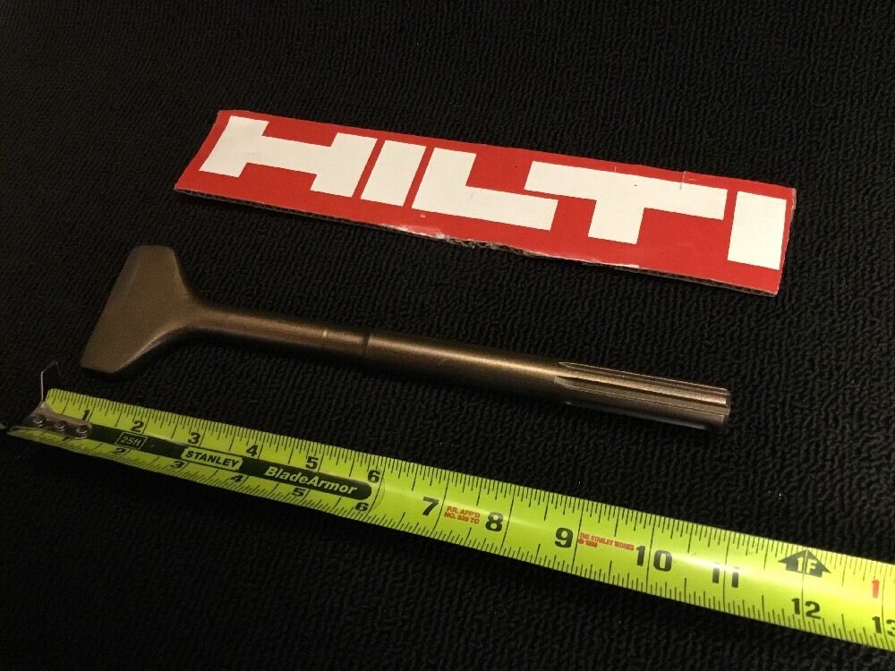 HILTI CHISEL FLAT SDS MAX 2-1/2" X 10-7/8",  PREOWNED