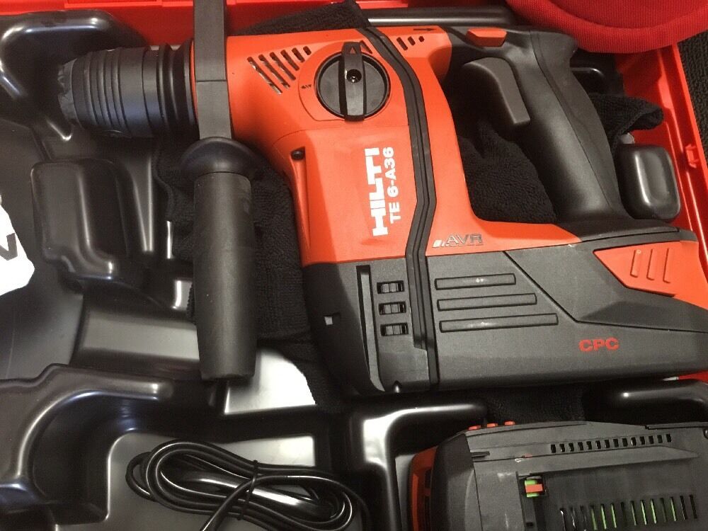 HILTI TE 6 A-36 HAMMER DRILL, NEW, FREE SID 2-A, BITS, A LOT EXTRAS, FAST SHIP