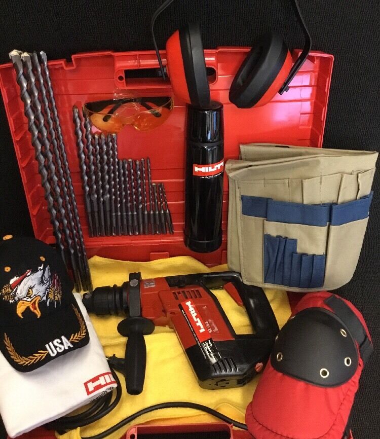 HILTI TE 5 PREOWNED, FREE THERMO, TOOL ORGANIZER, A LOT OF EXTRA