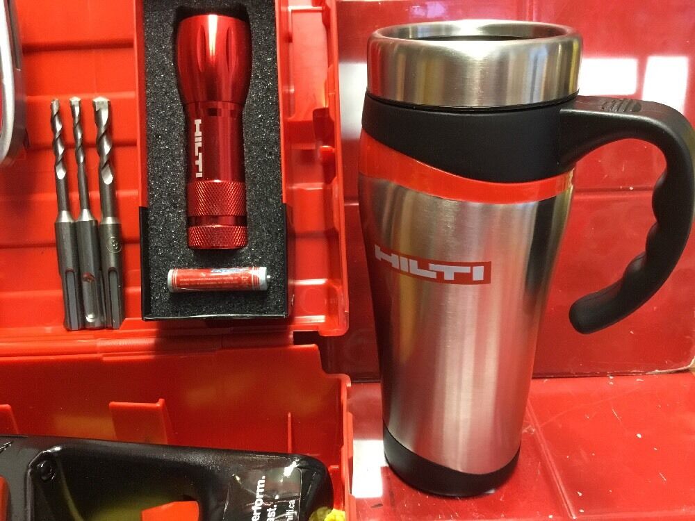 HILTI TE 5 HAMMER DRILL, FREE HILTI COFFE MUG, LOADED BITS