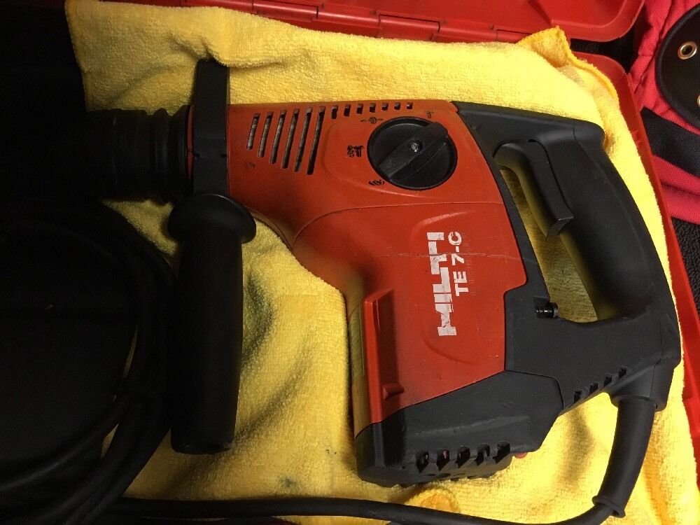 HILTI TE 7-C, PREOWNED, ORIGINAL, FREE BITS,  EXTRAS