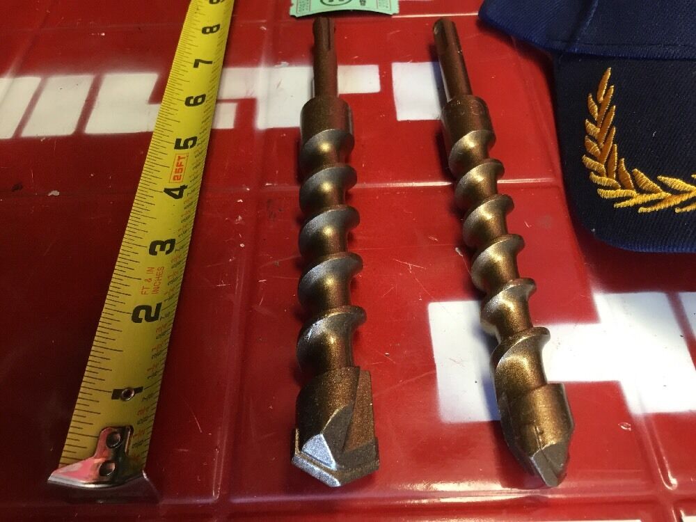 HILTI DRILL BIT 3/4" X 8" SDS PLUS SET OF 2,