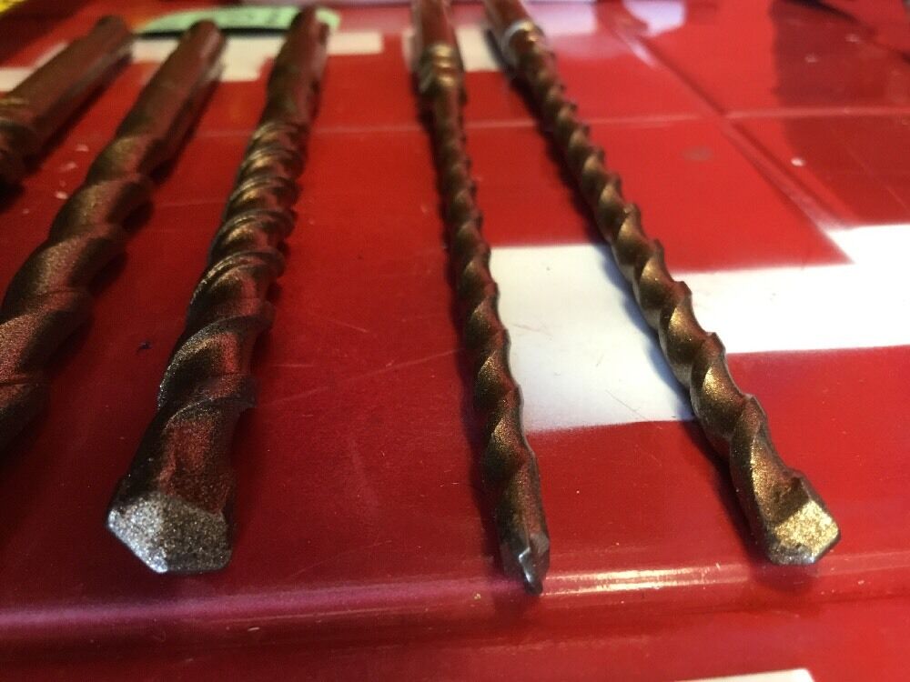 HILTI DRILL BIT 1/2", 3/8", 1/4", 3/16" SDS PLUS, SET OF 5