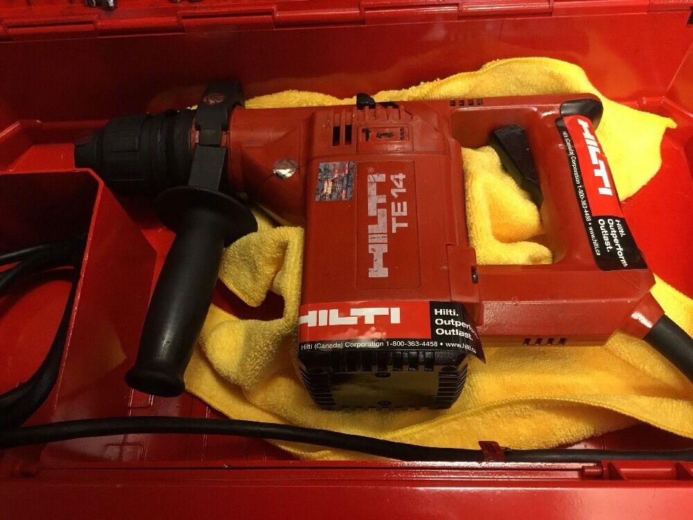 HILTI TE 14 PREOWNED, ORIGINAL, FREE TABLET, BITS, EXTRAS