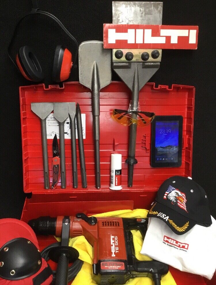 HILTI TE 505 BREAKER, GREAT CONDITION, FREE TABLET, EXTRAS, FAST SHIPPING