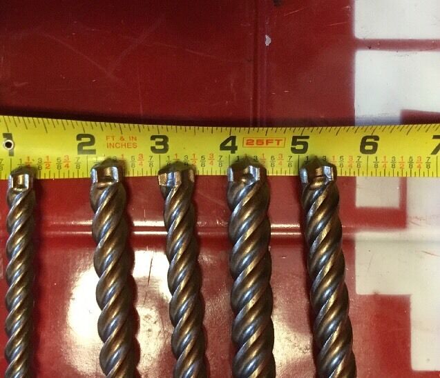 HILTI DRILL BIT 5/8", 3/8", 1/2" SDS PLUS,