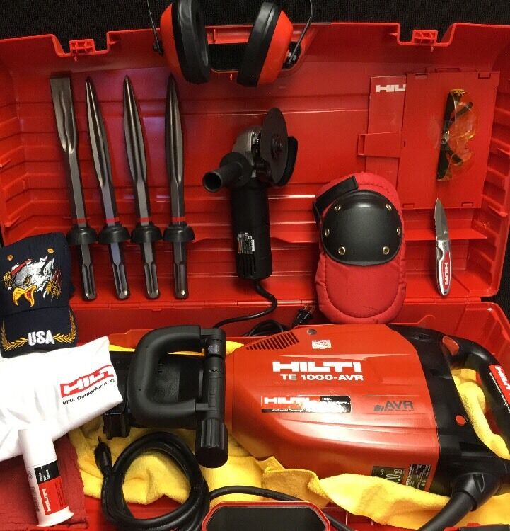 HILTI TE 1000 AVR, BRAND NEW, MADE IN GERMANY, FREE ANGLE GRINDER