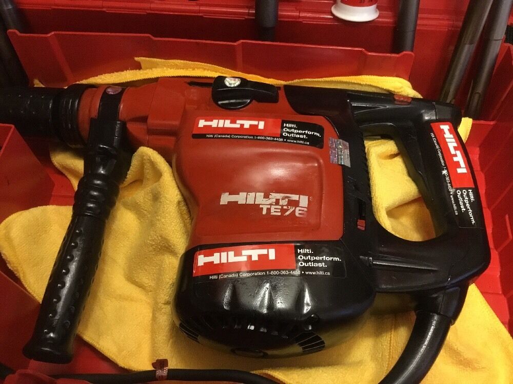 HILTI TE 76 PREOWNED, FREE HILTI GRINDER, BITS, A LOT OF EXTRAS, FAST SHIP