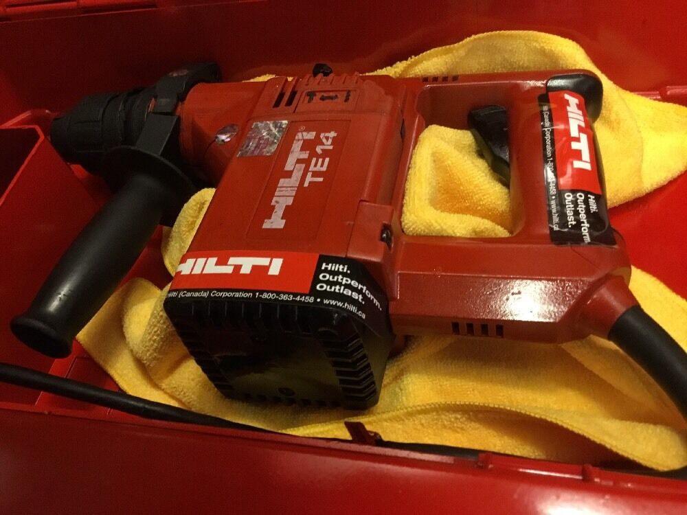 HILTI TE 14 PREOWNED, ORIGINAL, FREE TABLET, BITS, EXTRAS