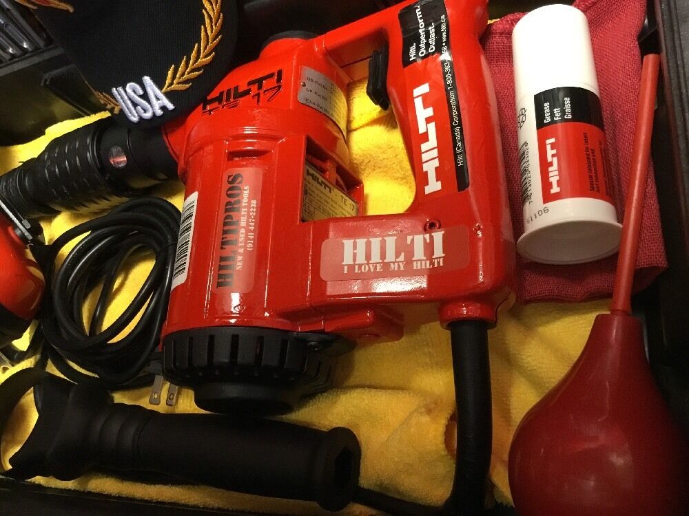 HILTI TE 17 Hammer Drill EXCELLENT CONDITION, Free Extras, Including New Angle